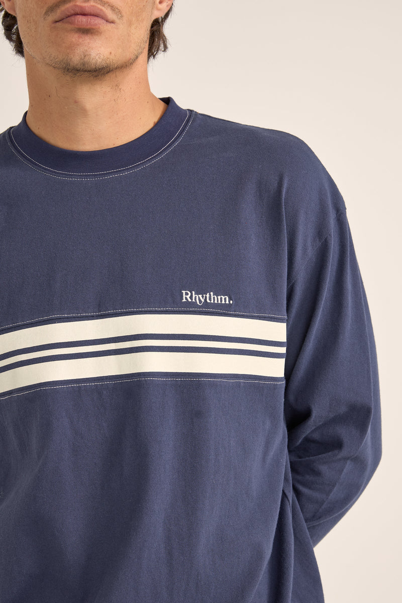 Vintage Panel LS T-Shirt Navy