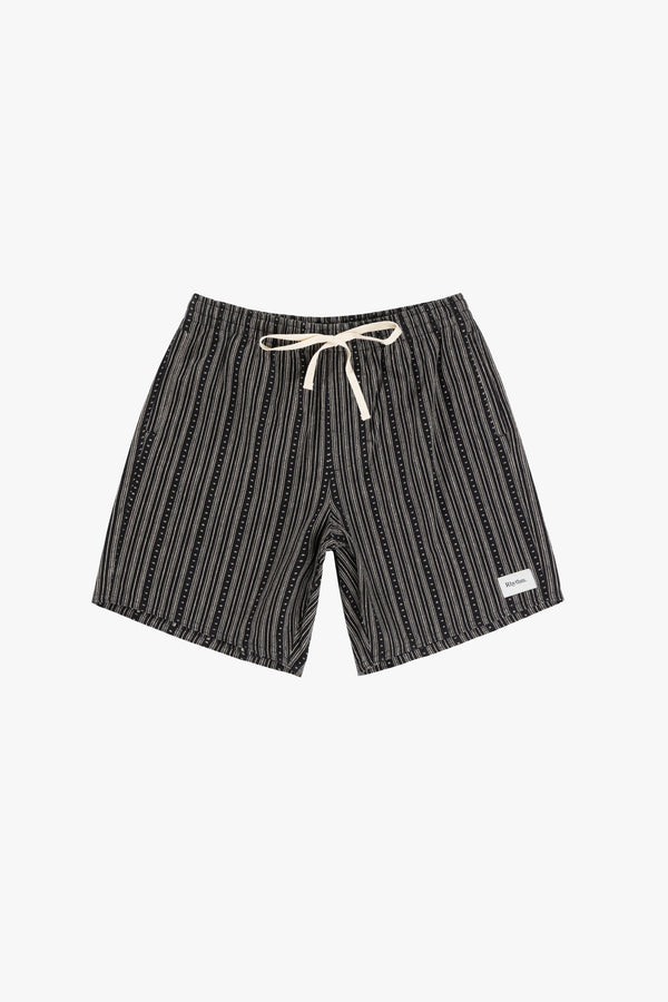 Jacquard Linen Jam Black