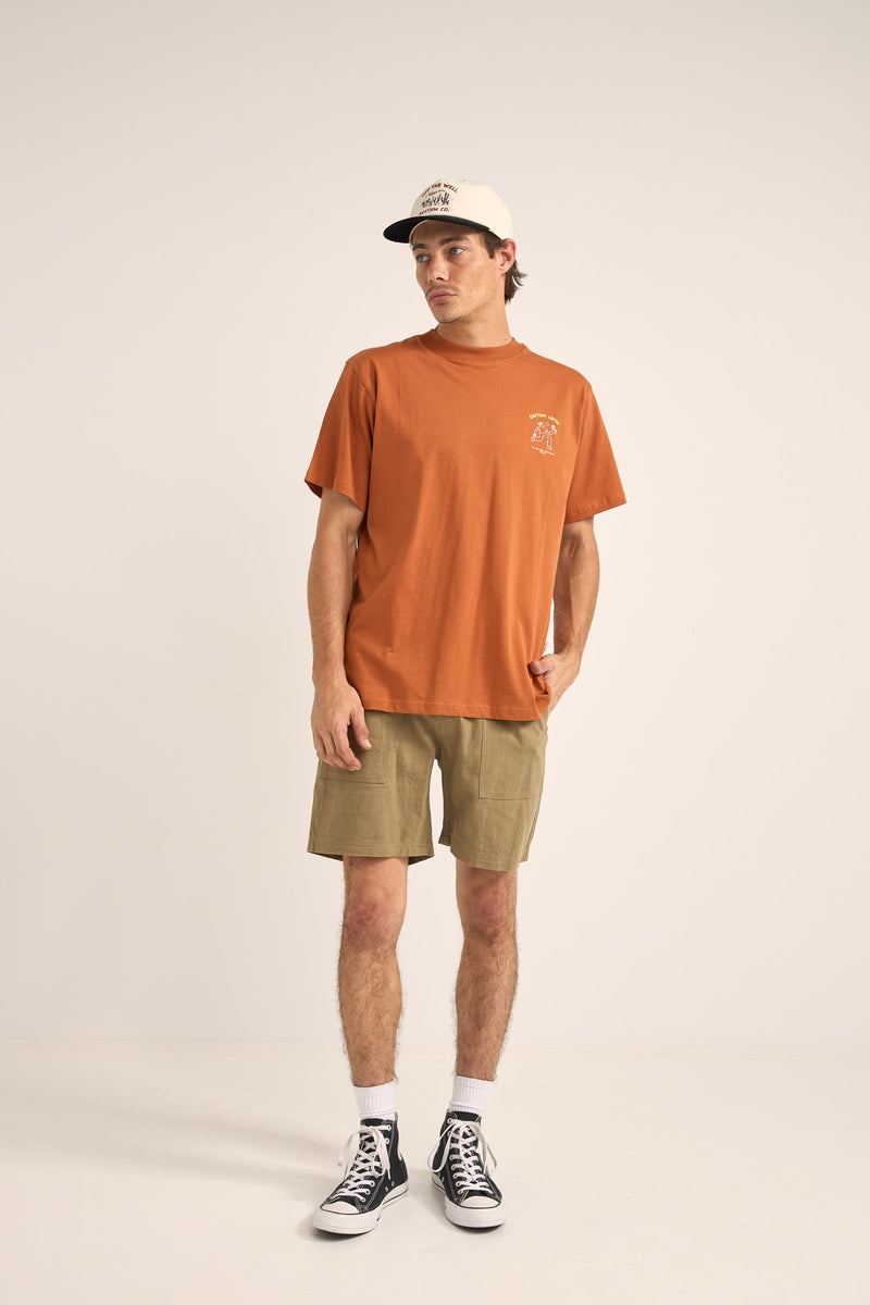 Freedom SS T-Shirt Ochre