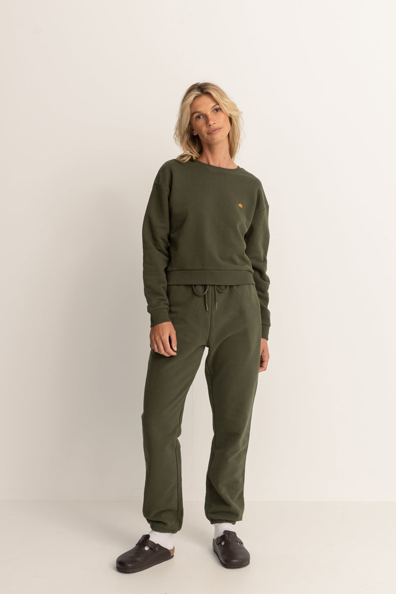 Sunny Crew Neck Fleece Khaki