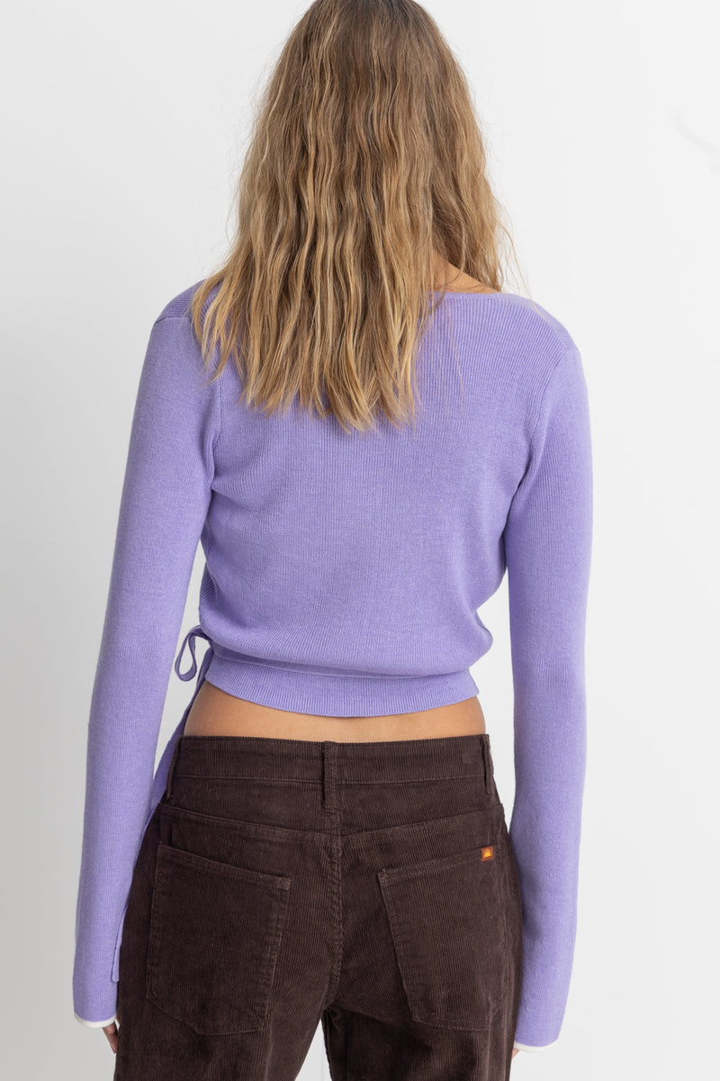 Ballet Wrap Top Lavender