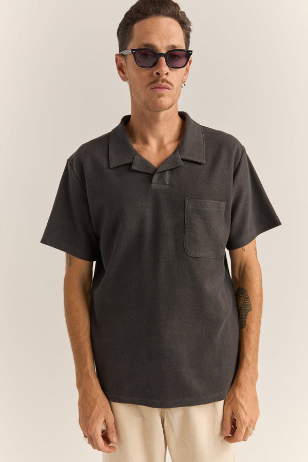 Vintage Terry Polo Vintage Black