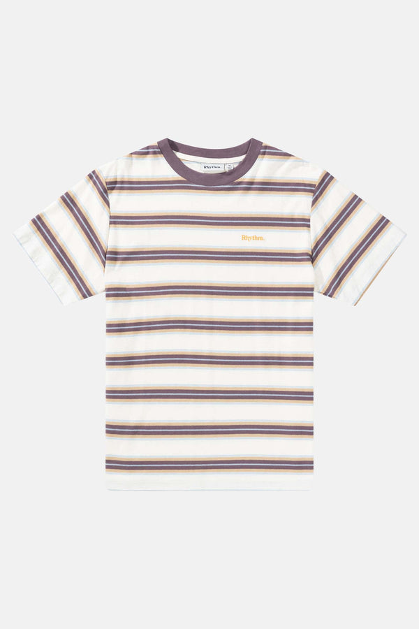 Everyday Stripe Ss T-Shirt Latte