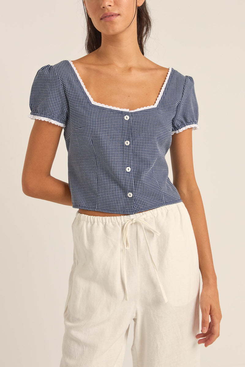 Sadie Top Navy