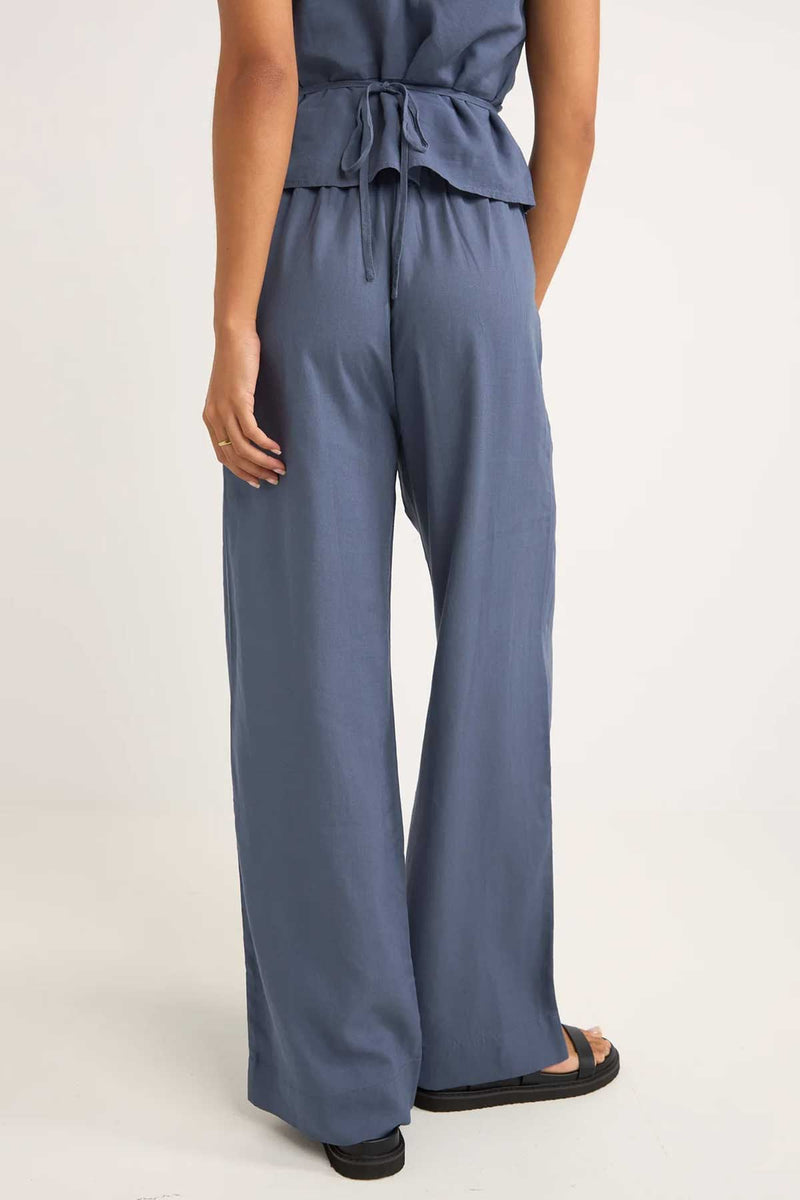 Stevie Wide Leg Pant Blue