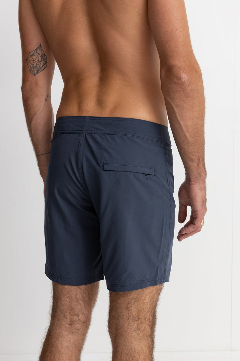 Classic Stretch Trunk Worn Navy