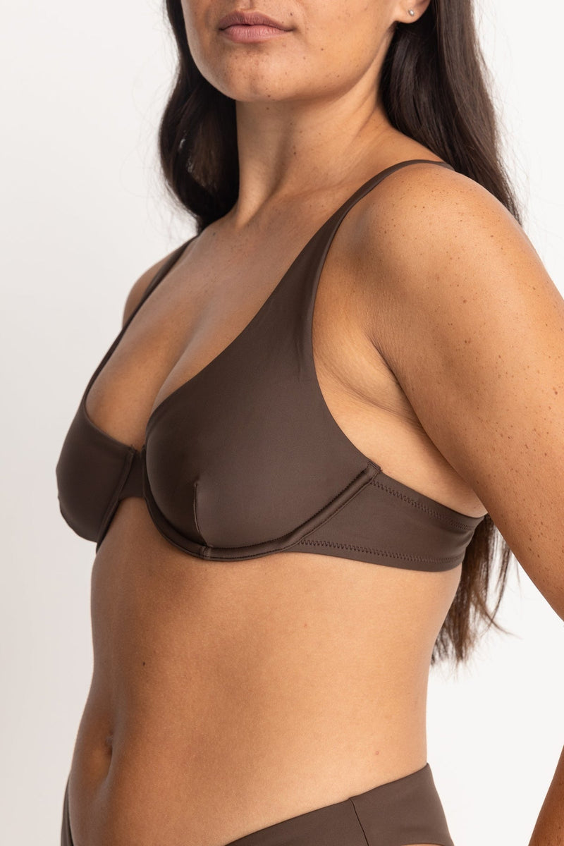 Classic Underwire Top Chocolate