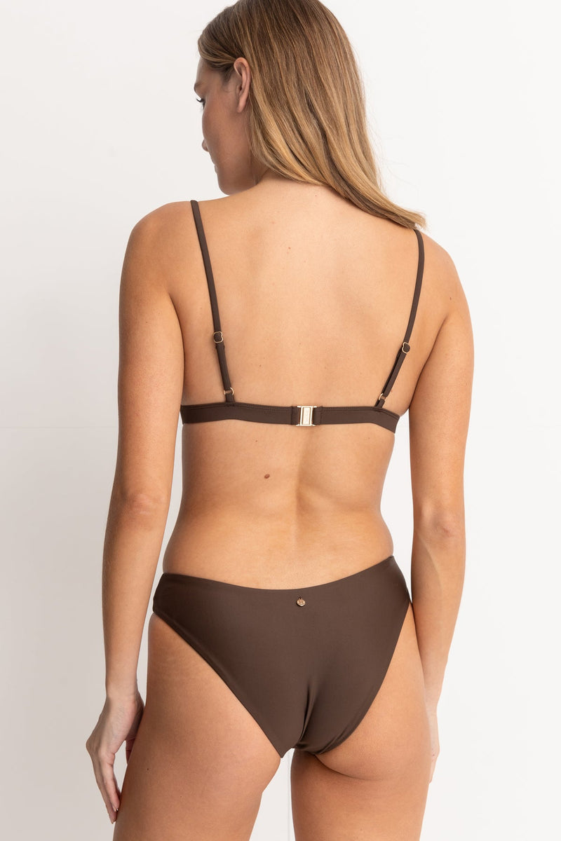 Classic Bralette Top Chocolate