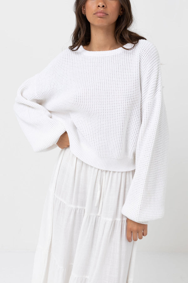 Classic Knit Jumper White