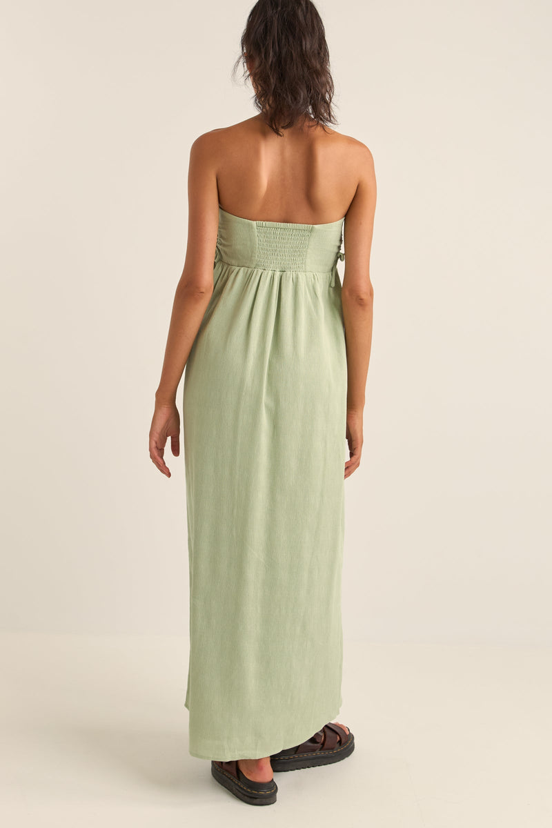 Zali Tie Side Maxi Dress Sage