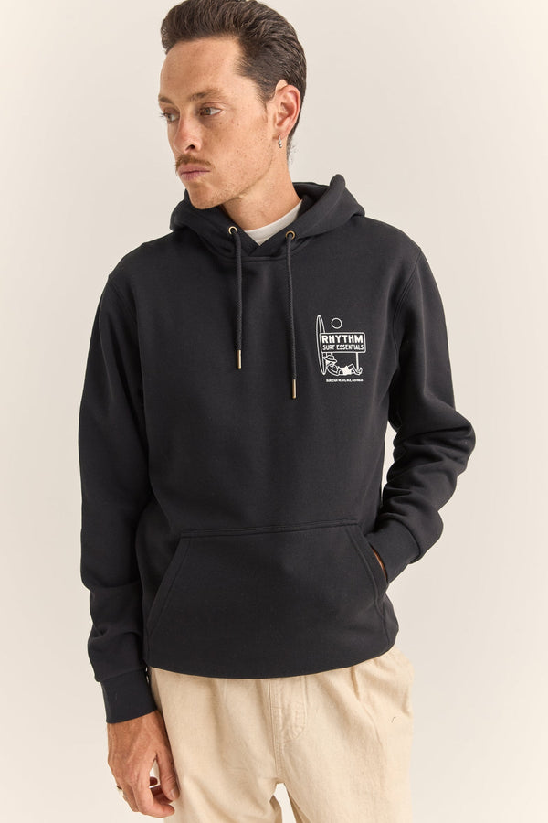 Siesta Fleece Hood Black