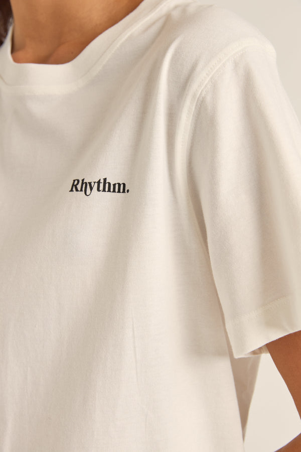 Logo Boyfriend Tee White