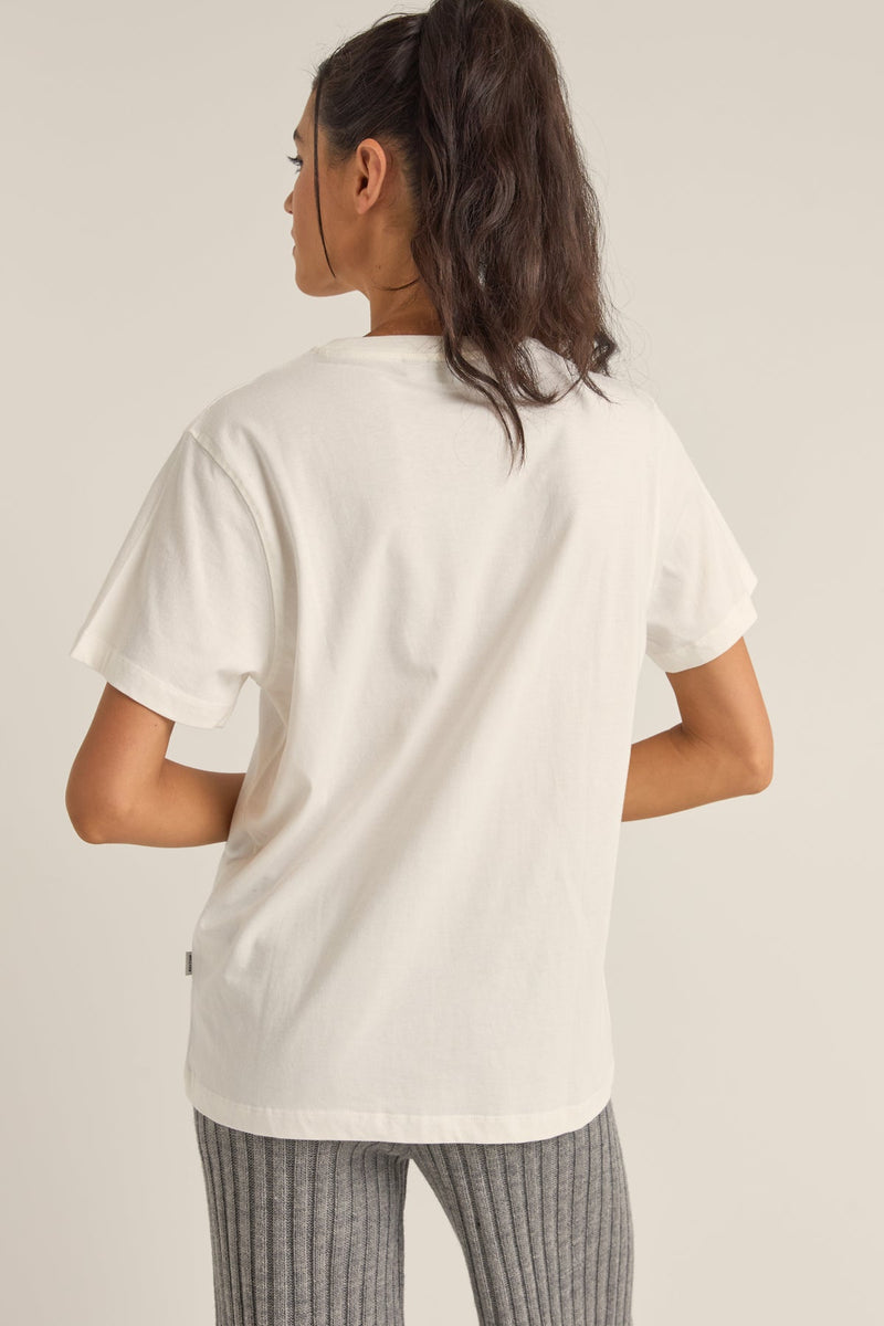 Logo Boyfriend Tee White