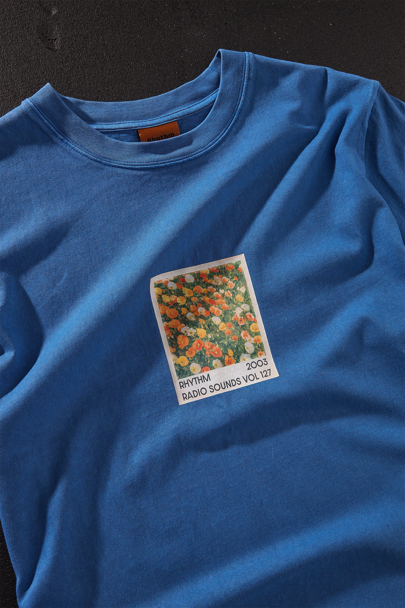 Vol127 Vintage Ss T Shirt Blue