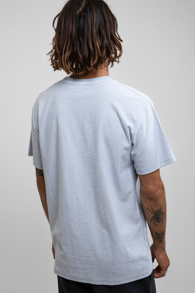 Everyday Stripe SS T-Shirt Slate